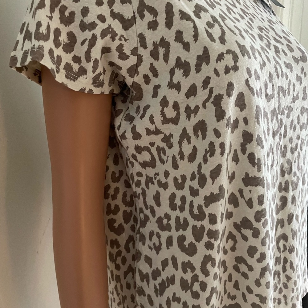 Lucky Brand, leopard styled tee-shirt. NWT - Picture 4 of 7